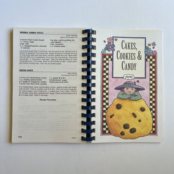 Vintage 2001 Cookbook Cooking for Kids Spiral Bound Paperback - Picture 7 of 12